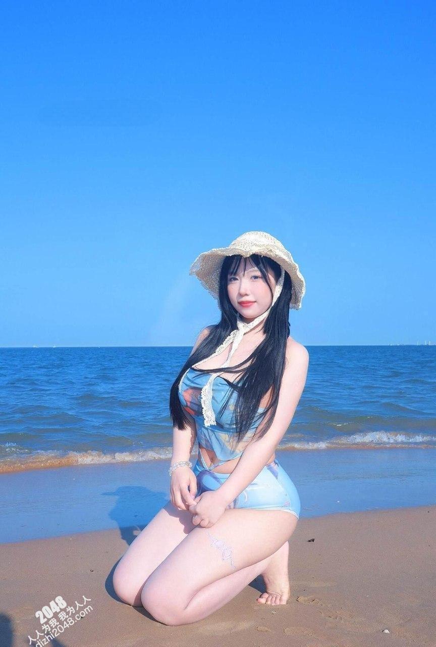 【20P】可爱多多杨 秘语空间No.040期  蓝纱比基尼