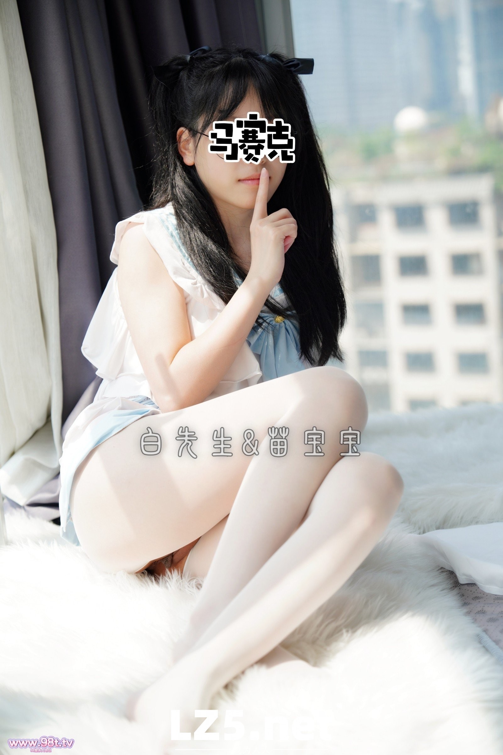 约拍第三弹 - 内射特写，时隔很久终于与大家见面的情趣JK白丝苗【64P+7GIF】