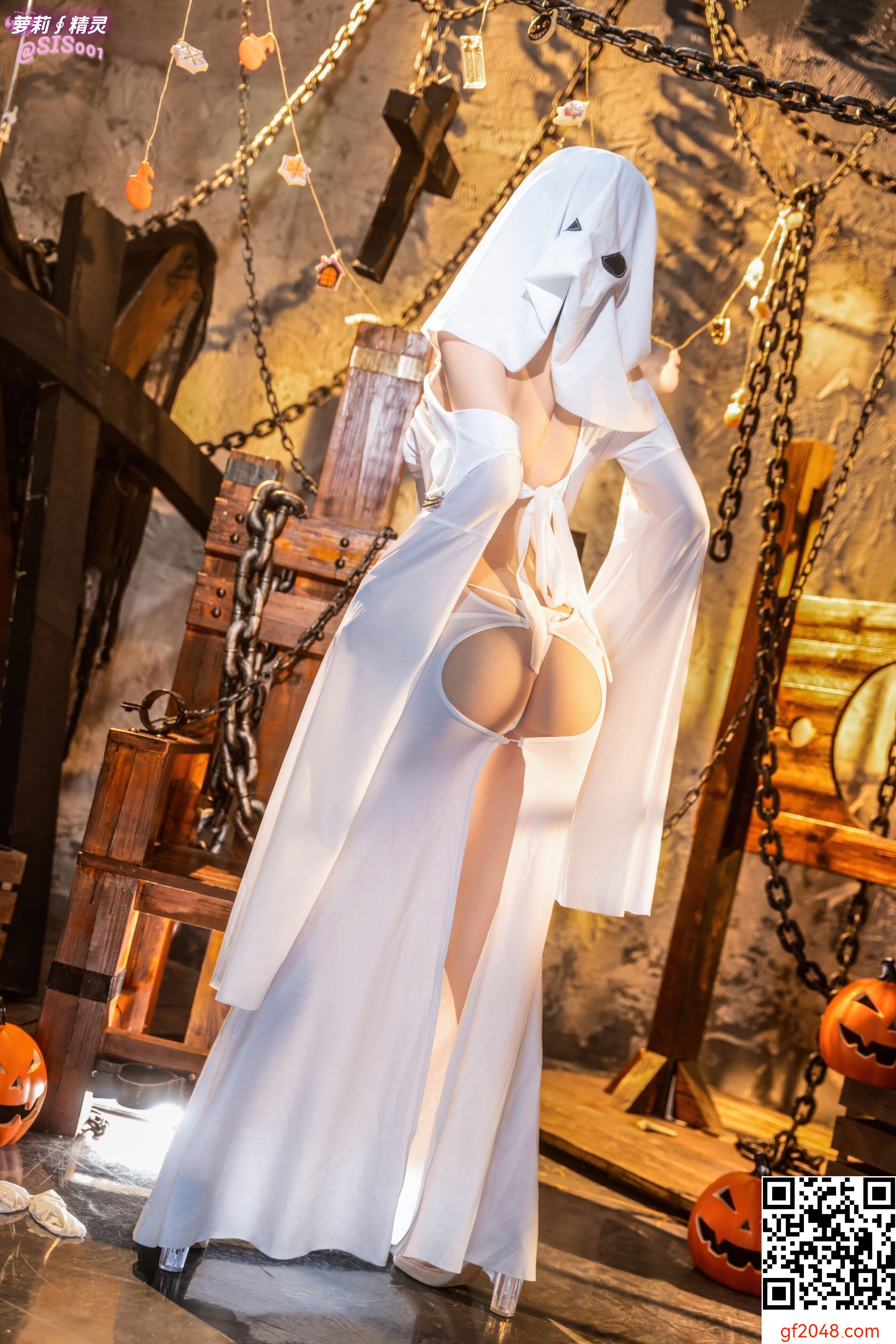 【达人组出品】Coser@柒柒要乖哦 - 幽灵娘 [87P]