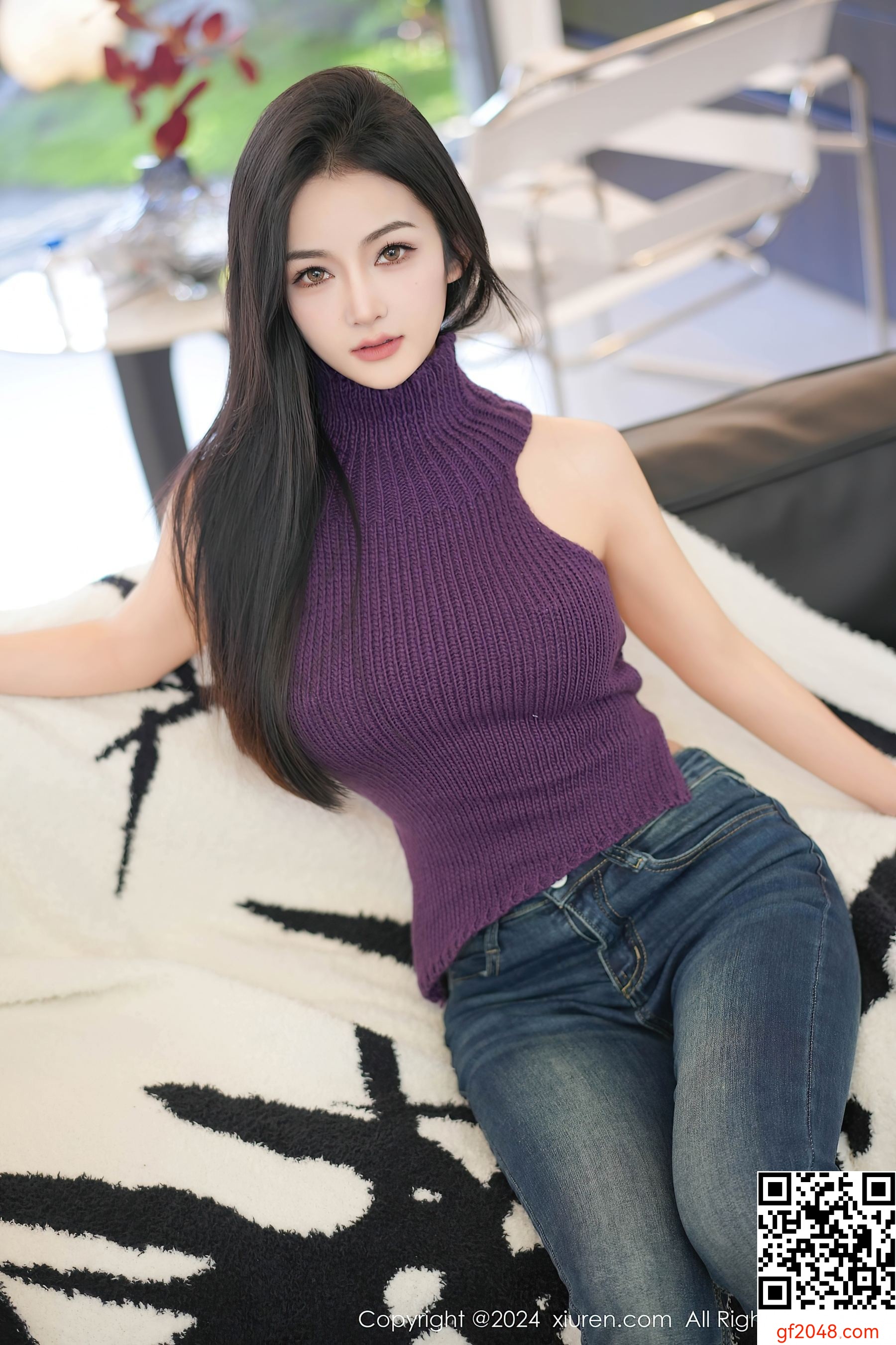 [XiuRen秀人网] No.7918 谭小灵 牛仔裤美腿